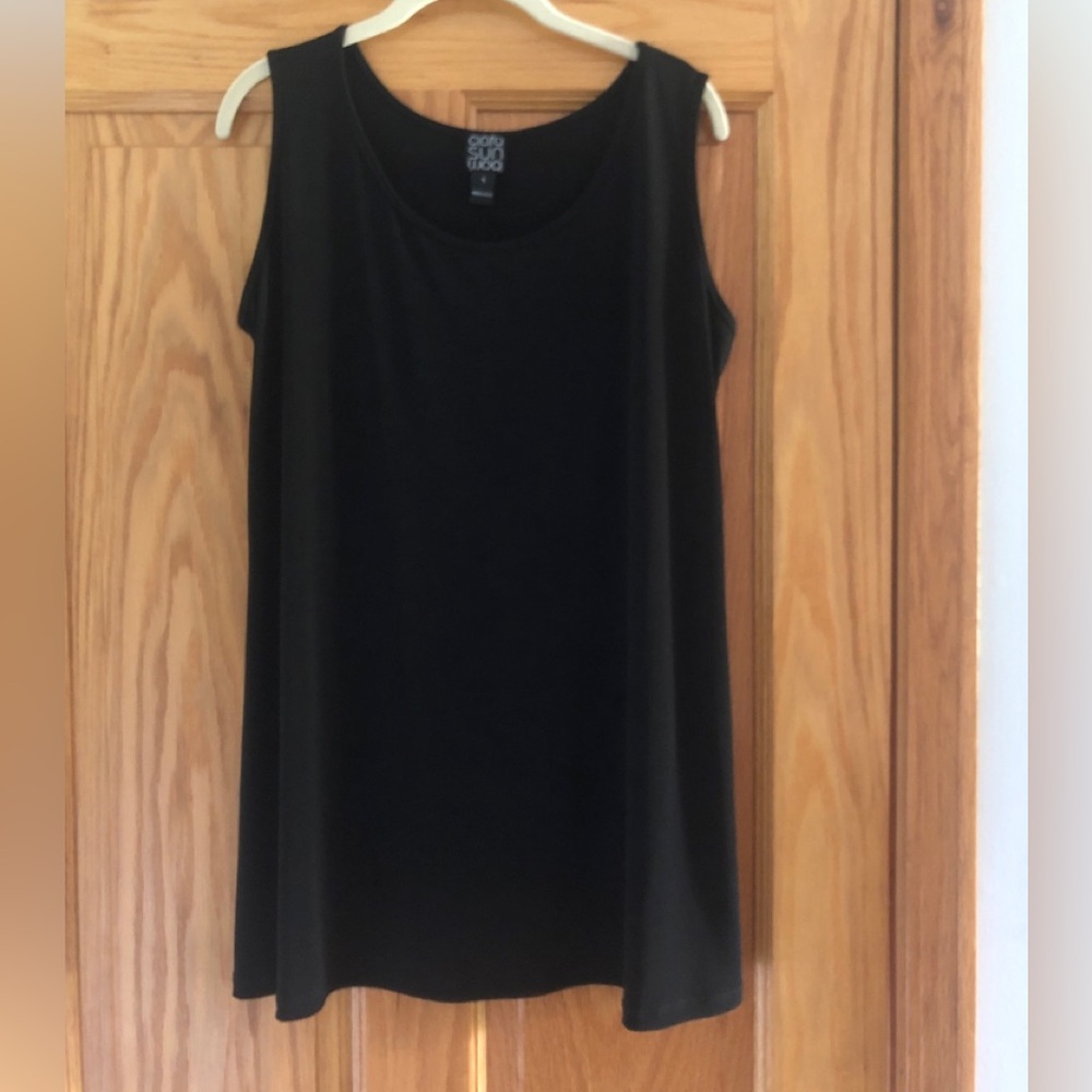Clara Sun Woo Signature Tank Tunic Length Scoop Neck Large (14)